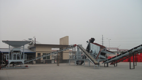 石料生產(chǎn)線試機(jī)